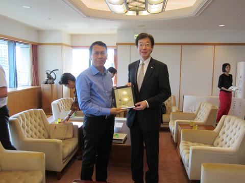 ヤンゴン地域政府首相市長表敬
