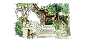 久昌寺(イラスト)