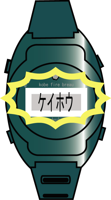 補助警報（文字）