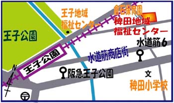 稗田地域福祉センターの地図