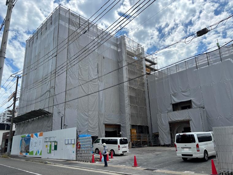 歴史公文書館整備工事の現場の状況（2025年5月27日）