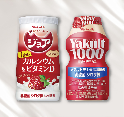 ジョアとヤクルト1000