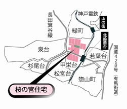 桜の宮住宅周辺図