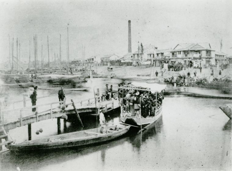 兵庫運河の昔の写真