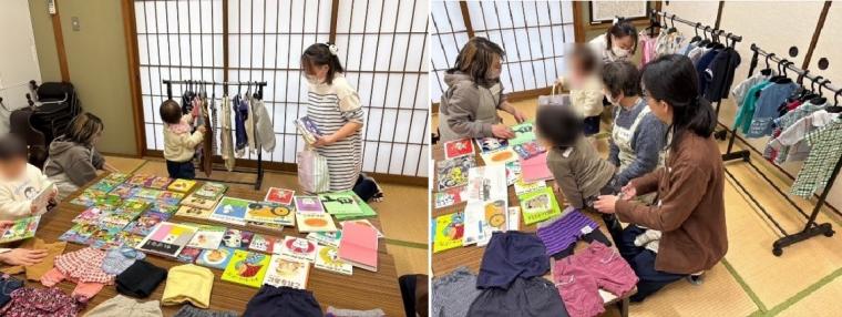 25千代が丘子ども服と絵本の交換会4-