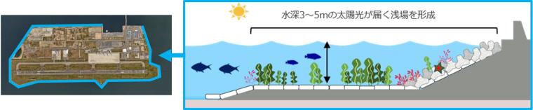 神戸空港島緩傾斜の図