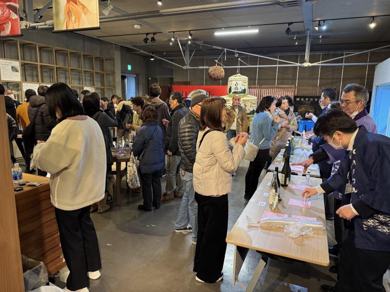 交流会の様子①（灘の酒大学）