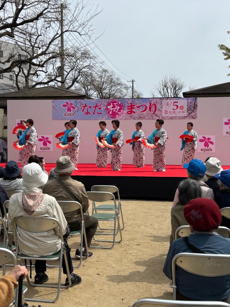 ステージの様子②（第30回なだ桜まつり）
