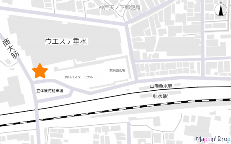 マンホールの設置場所