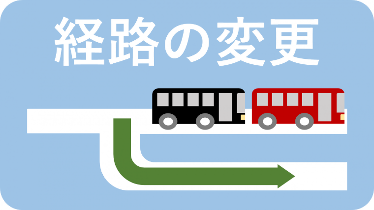 経路の変更