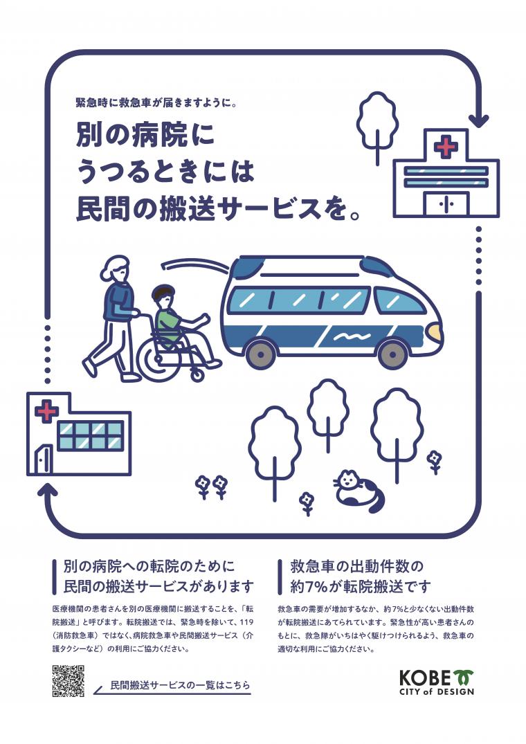 転院搬送チラシ