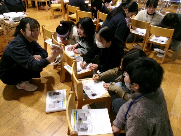 ネットについてのワークショップの様子2