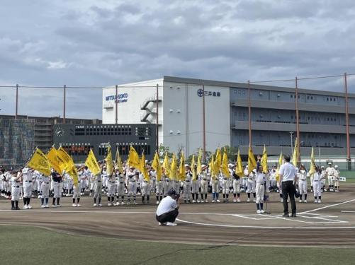 少年団野球リーグ活動の様子