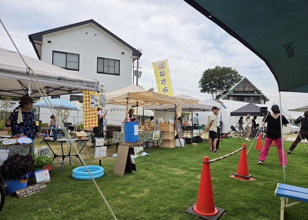 音楽と農業の祭典の様子